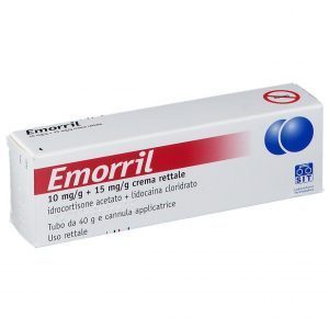 EMORRIL*CREMA 40G 1%+1,5%