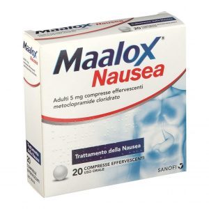 maalox-nausea 20 compresse effervescenti ASM Farma