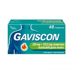 GAVISCON*48CPR MENT250+133,5MG