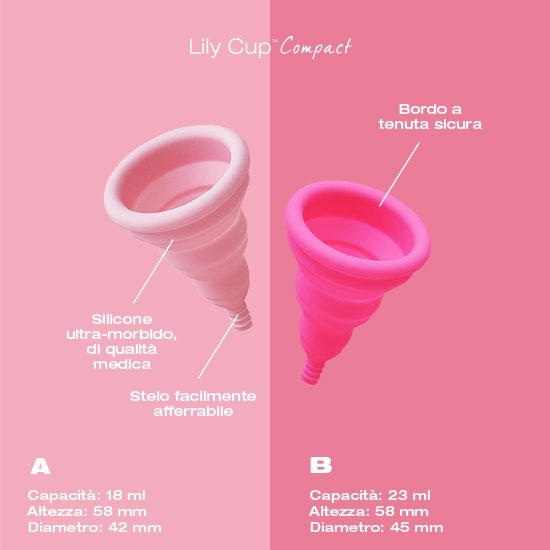 LILY CUP COMPACT MISURA A 1 PEZZO